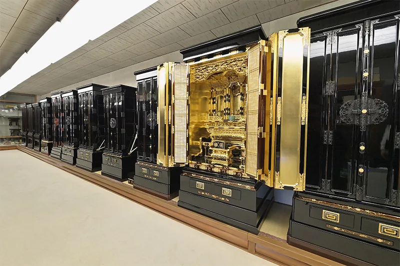原田光明堂の仏壇展示場